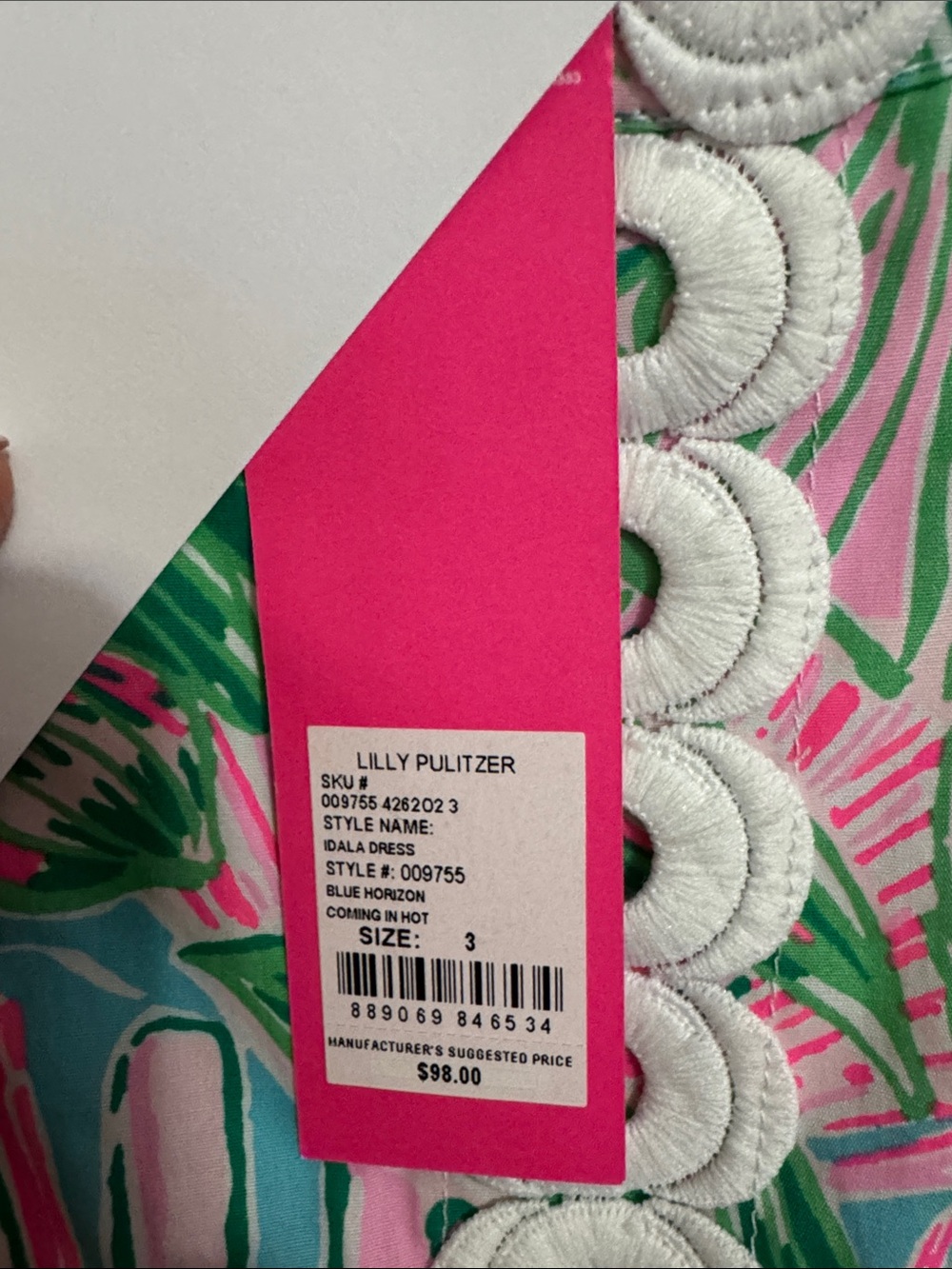 NWT Lilly Pulitzer Toddler girls Idala dress Size 3 - Picture 7 of 8